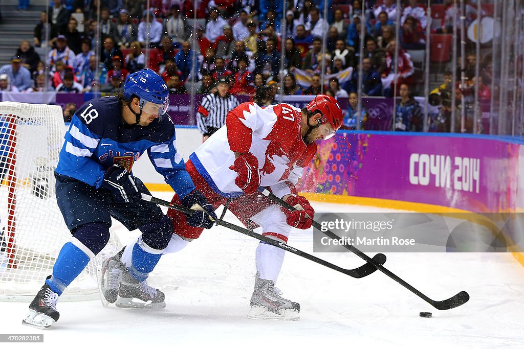 Ice Hockey - Winter Olympics Day 12 - Finland v Russia