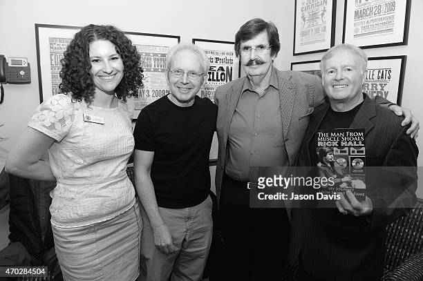 Country Music Hall of Fame Public Programs Manager Abi Tapia, Writer Peter Guralnick, Producer Rick Hall and Heritage Builders Publishing President...