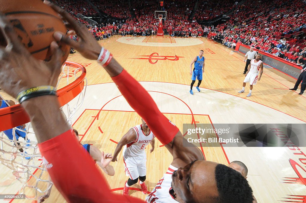 Dallas Mavericks v Houston Rockets- Game One