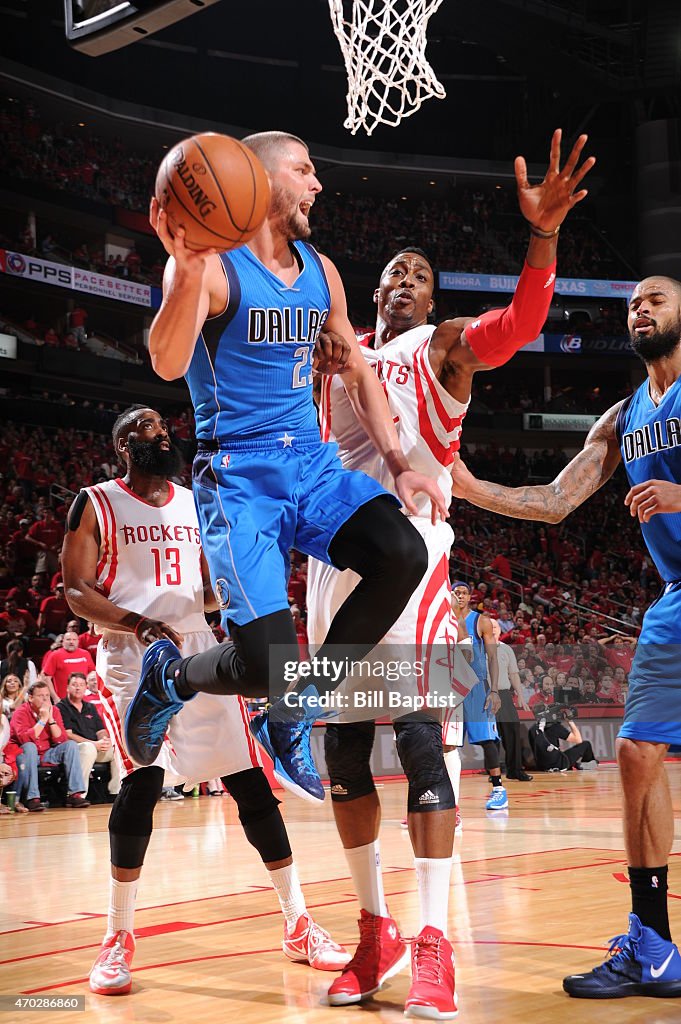 Dallas Mavericks v Houston Rockets- Game One