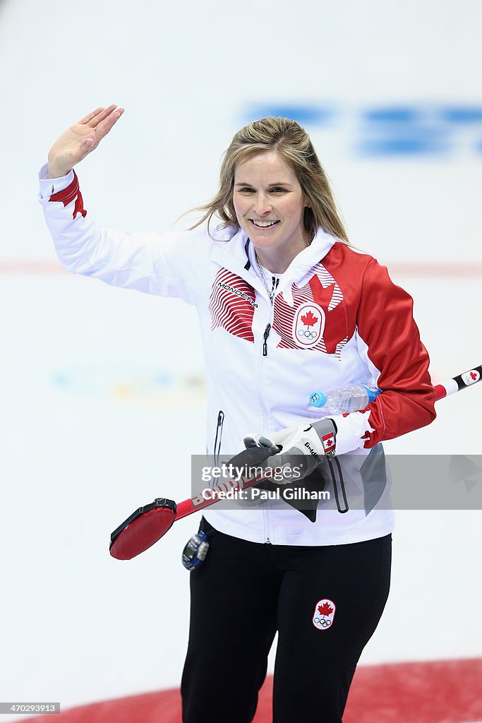 Curling - Winter Olympics Day 12