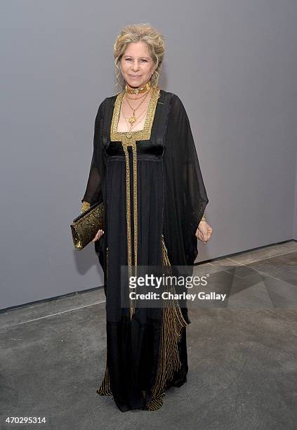 Barbra Streisand attends LACMA's 50th Anniversary Gala sponsored by Christie's at LACMA on April 18, 2015 in Los Angeles, California.