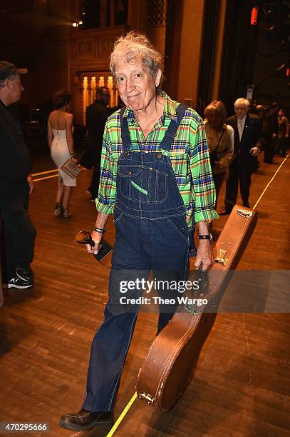 Elvin Bishop attends the 30th Annual Rock And Roll Hall Of Fame Induction Ceremony at Public Hall on April 18, 2015 in Cleveland, Ohio.