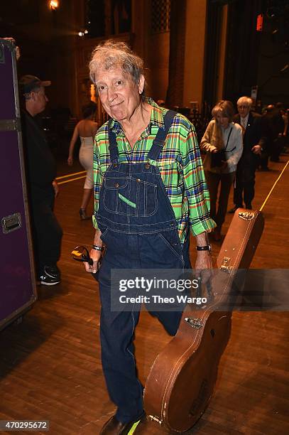 Elvin Bishop attends the 30th Annual Rock And Roll Hall Of Fame Induction Ceremony at Public Hall on April 18, 2015 in Cleveland, Ohio.