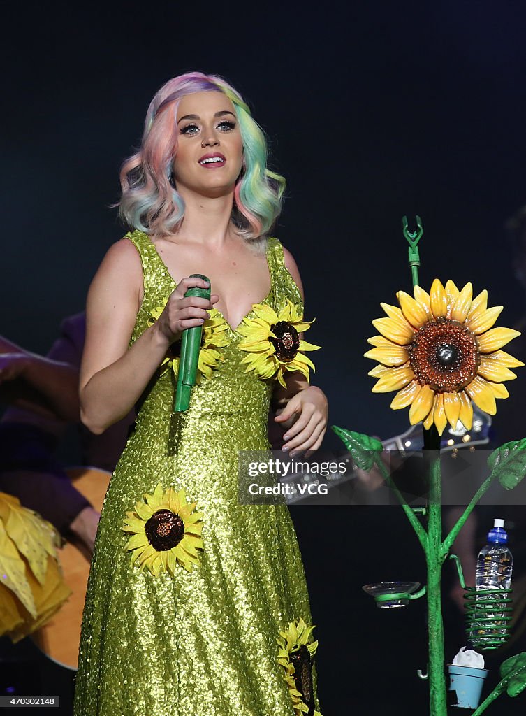 Katy Perry Holds Asia Live Tour In Guangzhou