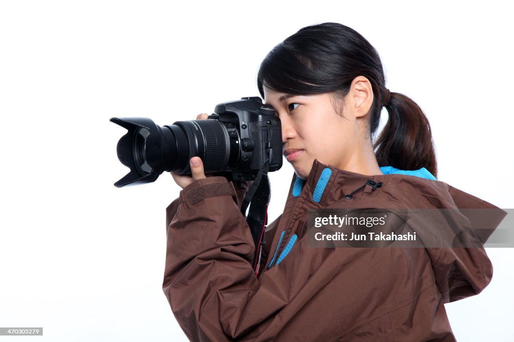 Portrait of japanese woman