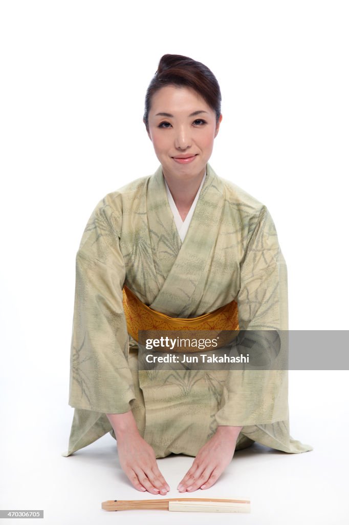 Portrait of japanese woman