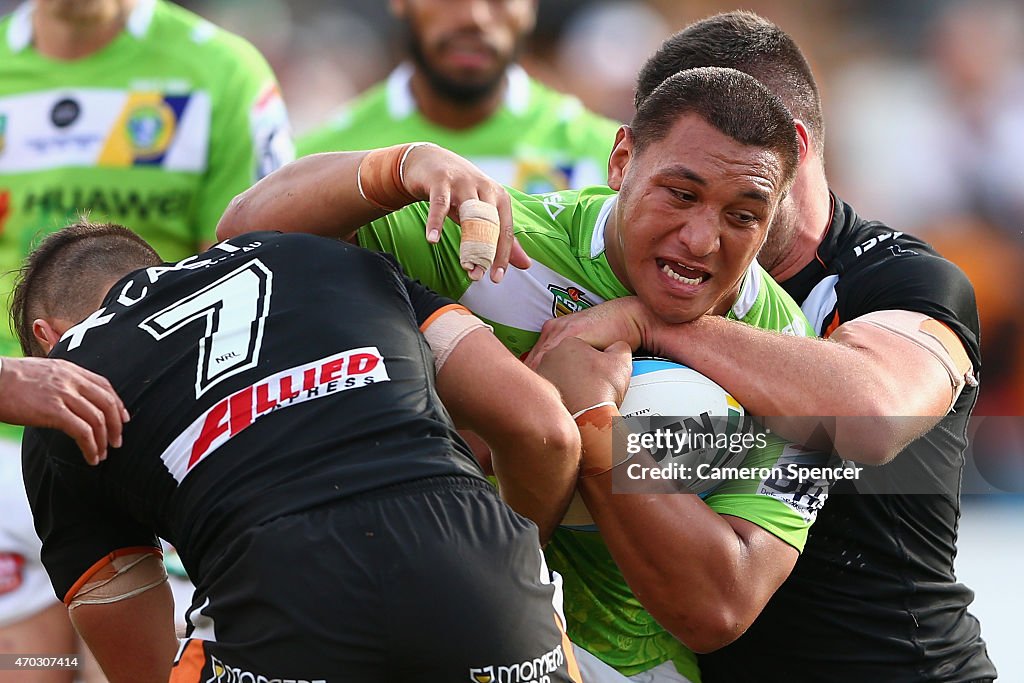 NRL Rd 7 - Wests Tigers v Raiders