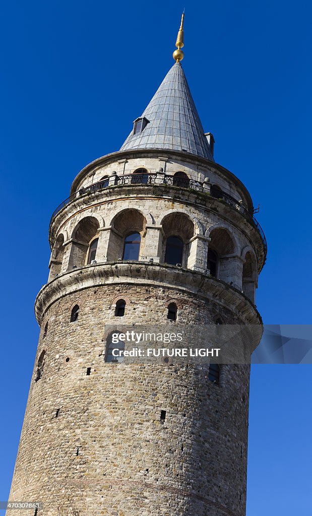 The Galata Tower in the Tophane Beyoglu District