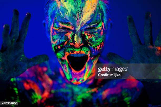 461 Neon Face Paint Stock Photos, High-Res Pictures, and Images - Getty  Images