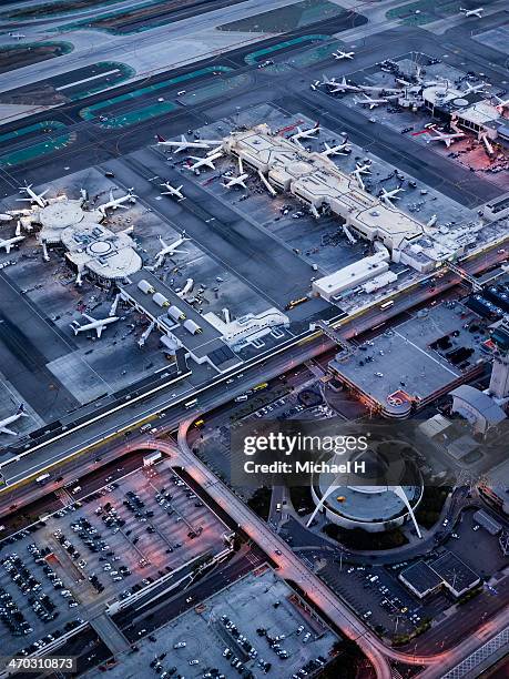 los angeles international airport(lax) - lax airport stock pictures, royalty-free photos & images
