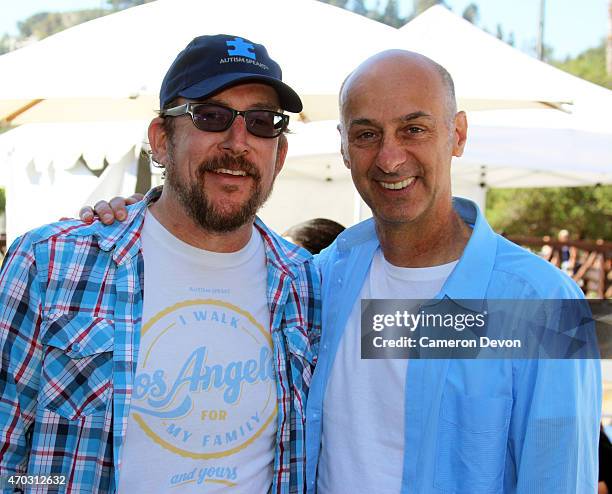 Executive Director Matt Asner and Actor David Marciano attend the 13th Annual Los Angeles Walk Now for Autism Speaks at Rose Bowl on April 18, 2015...