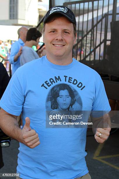 Actor Cousin Sal attends the 13th Annual Los Angeles Walk Now for Autism Speaks at Rose Bowl on April 18, 2015 in Pasadena, California.