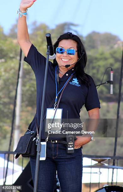 Autism Speaks Member attends the 13th Annual Los Angeles Walk Now for Autism Speaks at Rose Bowl on April 18, 2015 in Pasadena, California.