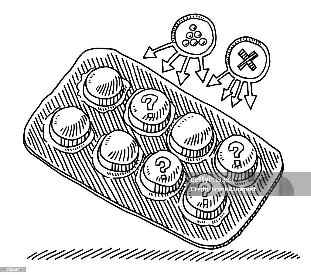 Placebo Pills Package Concept Drawing