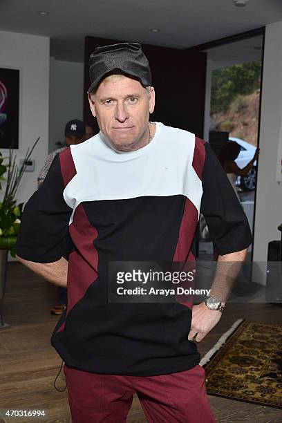 Joe Simpson attends the Control Sector Clothing Line makes Los Angeles debut at fashion show in Malibu sponsored by CIROC on April 18, 2015 in...