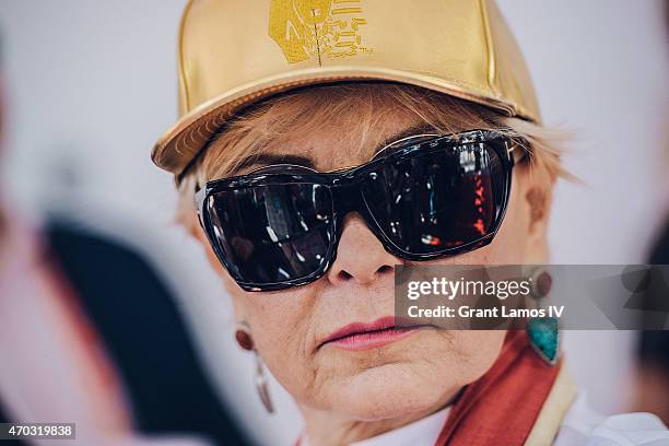 Roseanne Barr attends the world premiere of documentary: 'Roseanne For President!' during the 2015 Tribeca Film Festival at SVA Theatre on April 18,...