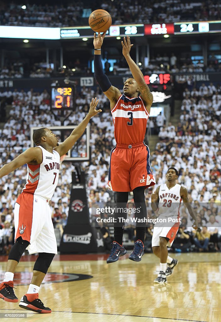 NBA Play-offs. Washington Wizards at Toronto Raptors