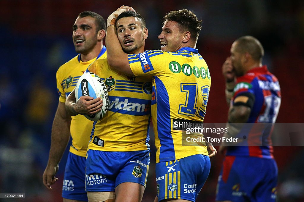 NRL Rd 7 - Knights v Eels