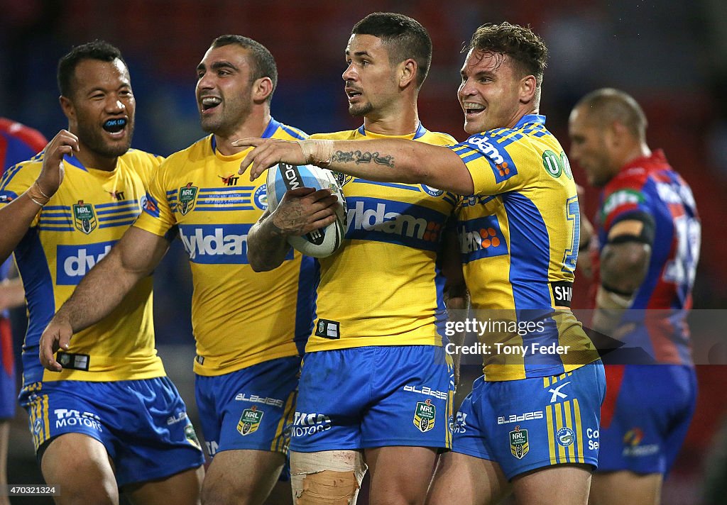 NRL Rd 7 - Knights v Eels