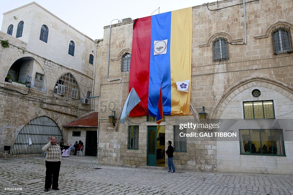 ISRAEL-PALESTINIAN-ARMENIA-ANNIVERSARY