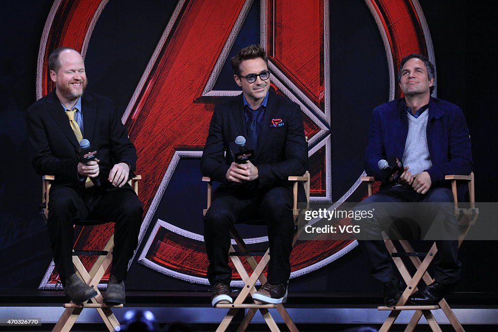 Movie "Avengers: Age Of Ultron" Beijing Press Conference