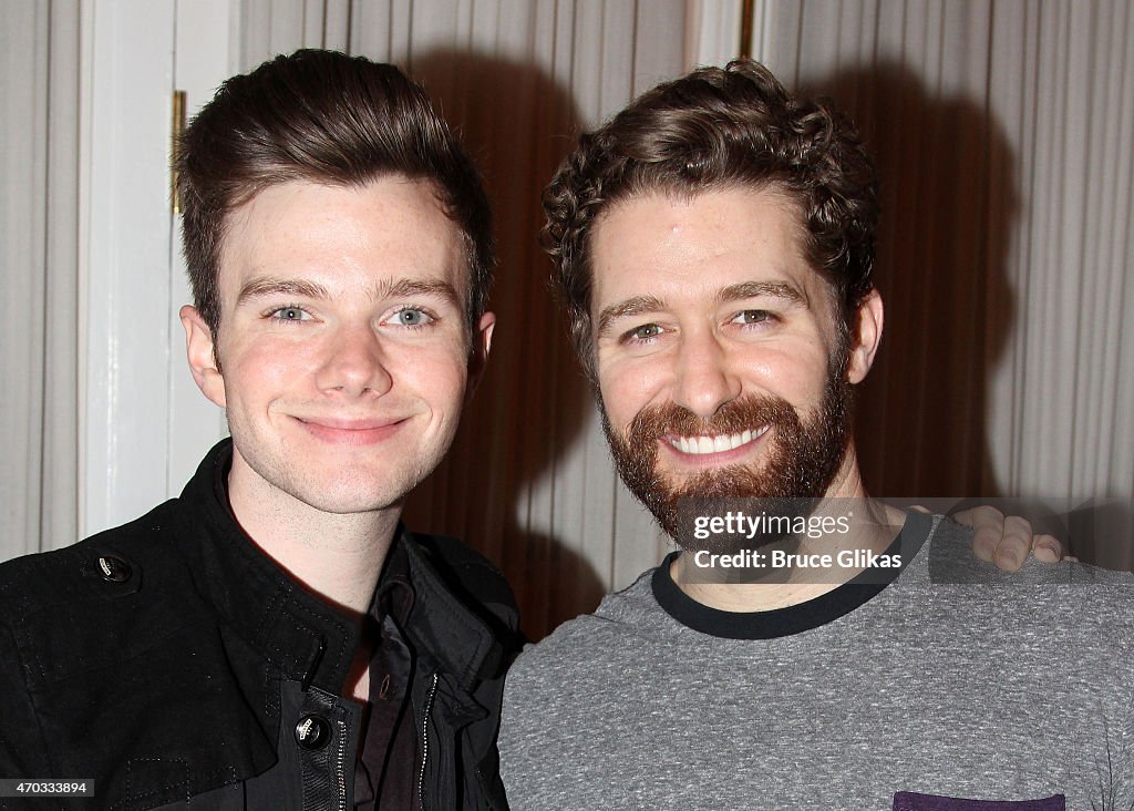 Celebrities Visit Broadway - April 18, 2015