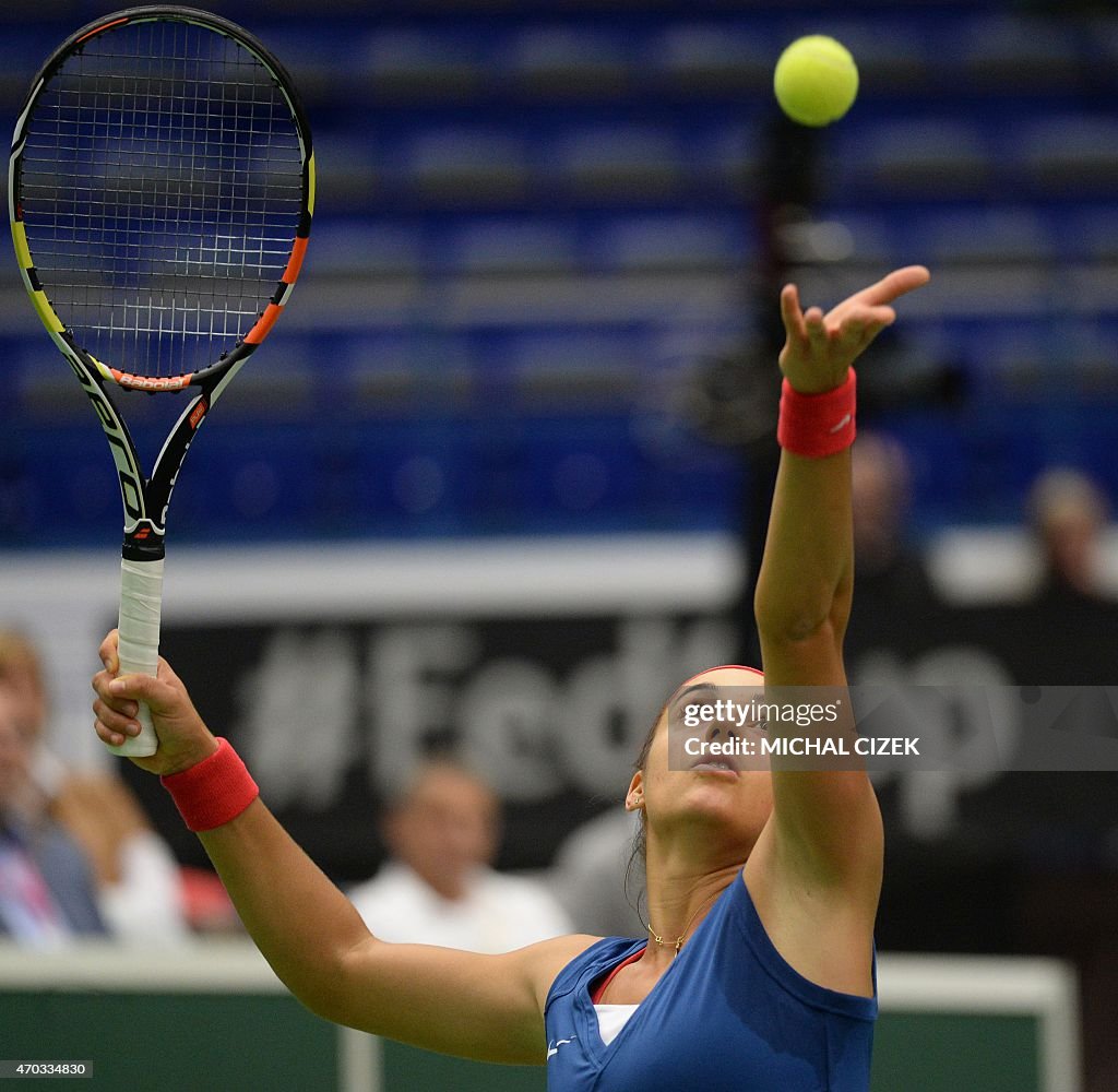 TENNIS-FEDCUP-CZE-FRA