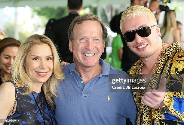 Neil Bush and KUBA Ka attend the generationOn West Coast Block Party on April 18, 2015 in Beverly Hills, California.