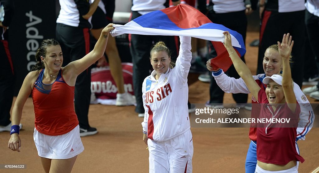 TENNIS-FEDCUP-RUS-GER