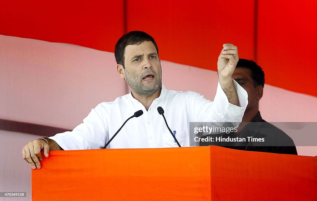 Congress President Sonia Gandhi Addresses Kisan-Khet Mazdoor Rally In Delhi