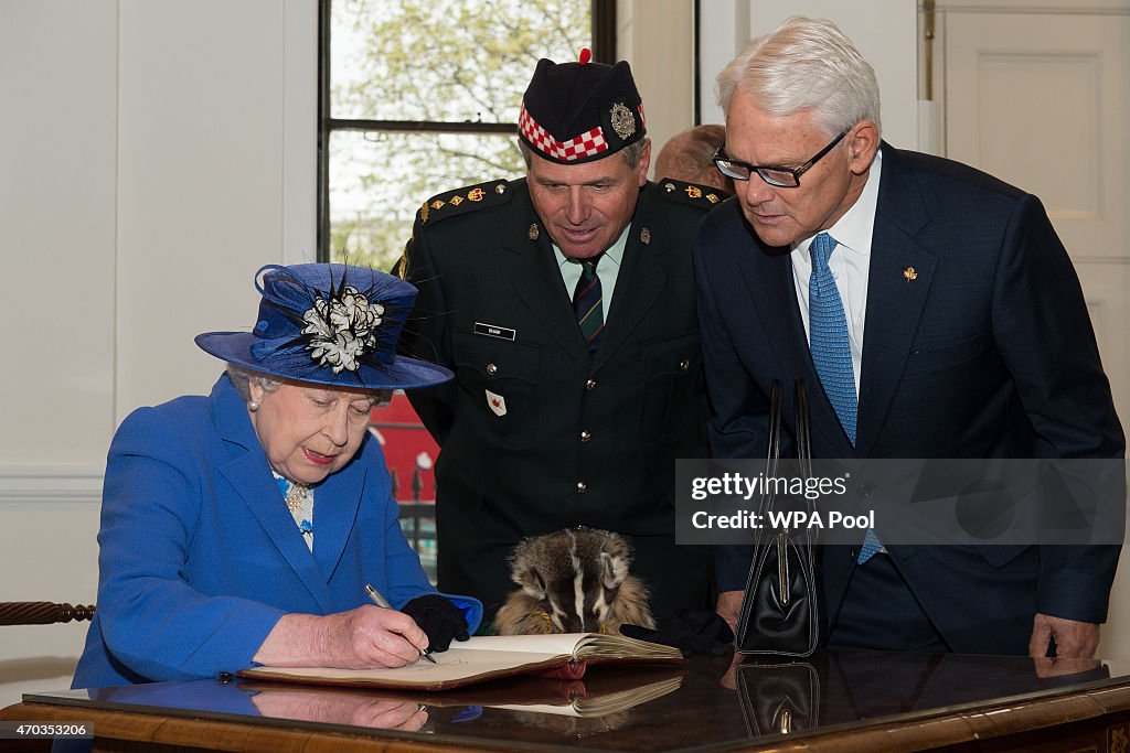 The Queen, Duke Of Edinburgh And Princess Alexandra Attend Reception At Canada House