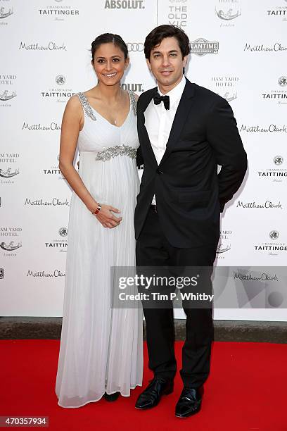 Actor Adam Garcia and Nathalia Chubin arrive at The Old Vic Theatre for a gala celebration in honour of Kevin Spacey as the artistic directors...