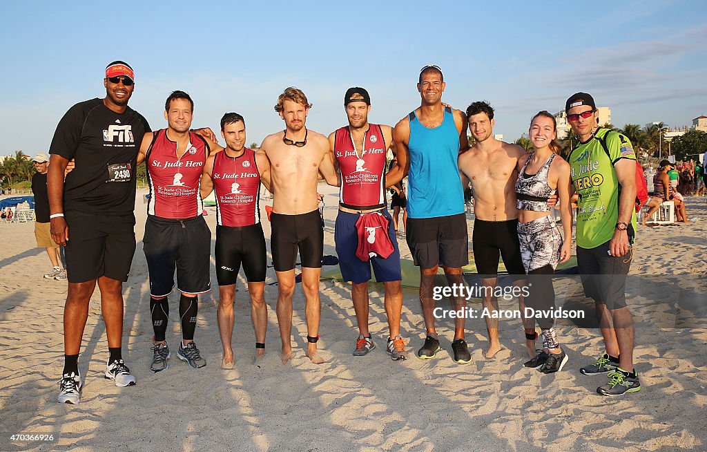 Celebrities Take Part In Life Time South Beach Triathlon