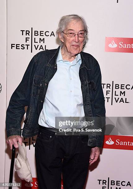 Cartoonist George Booth attends Tribeca Talks: After the Movie:Very Semi-Serious during the 2015 Tribeca Film Festival at BMCC Tribeca PAC on April...