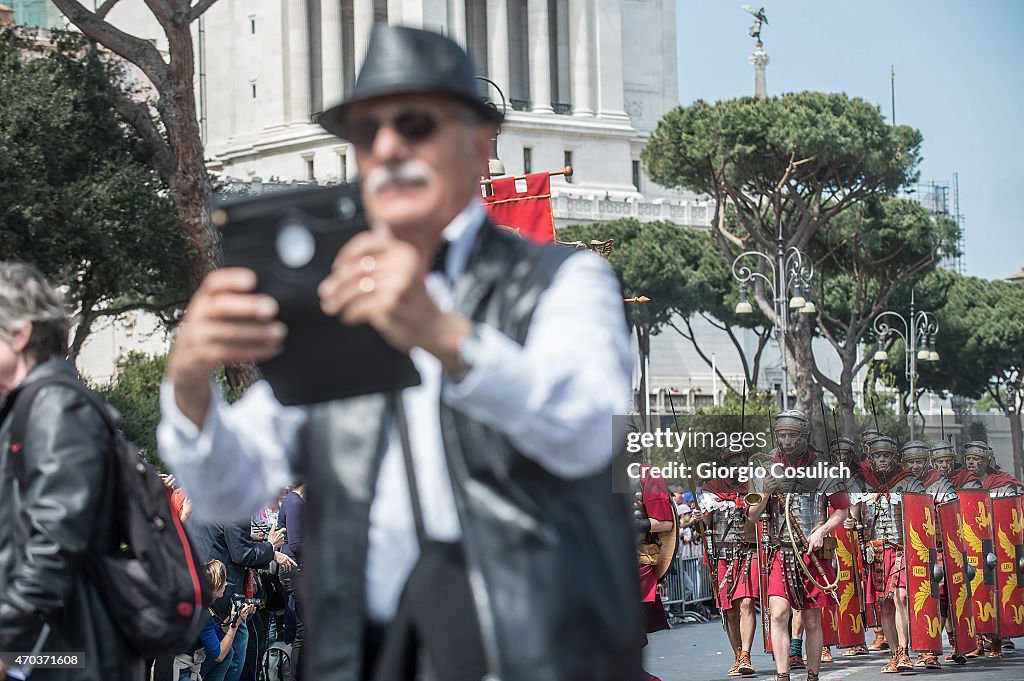 The People Of Rome Hold Their Annual Celebrations On The Anniversary Of Its Founding