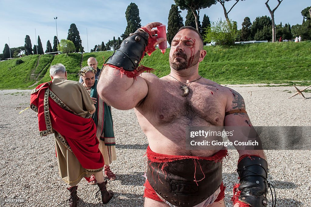 The People Of Rome Hold Their Annual Celebrations On The Anniversary Of Its Founding