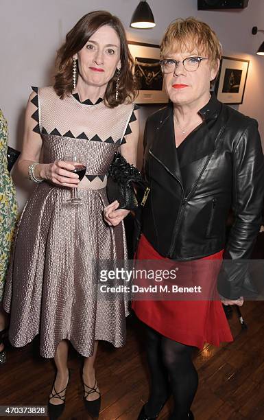 Amanda Berry and Eddie Izzard attend The Old Vic for A Gala Celebration in Honour of Kevin Spacey as the artistic director's tenure comes to an end...