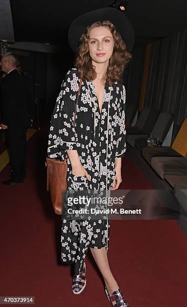 Tali Lennox attends The Old Vic for A Gala Celebration in Honour of Kevin Spacey as the artistic director's tenure comes to an end on April 19, 2015...
