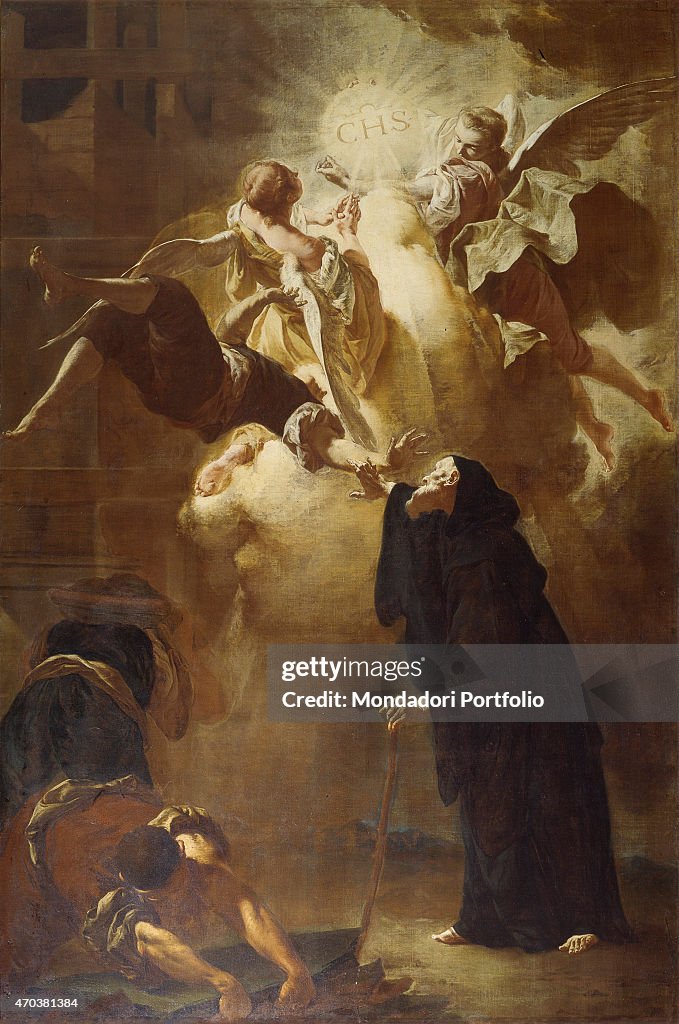 "Miracle of St. Francis of Paola, by Francesco Capella, 1749, 18th century, oil on canvas."