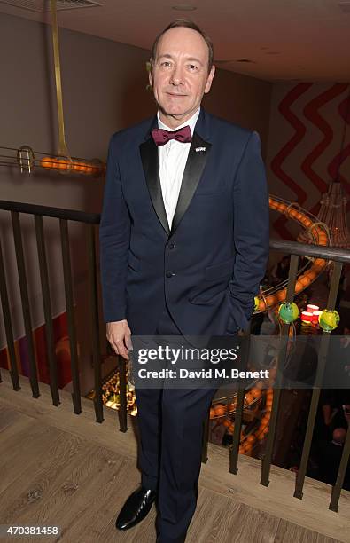 Artistic Director of The Old Vic Kevin Spacey arrives at Ham Yard Hotel for the After Party of The Old Vic's A Gala Celebration in Honour of Kevin...