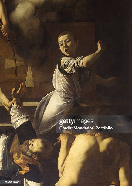 "The Martyrdom of Saint Matthew , by Michelangelo Merisi known as Caravaggio, 1599-1600, 16th - 17th century, oil on canvas, 323 x 343 cm. Italy,...