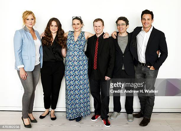 Amy Schumer, Kim Caramele, Jessi Klein, Daniel Powell, Ryan McFaul and Kevin Kane attend Tribeca Talks: After the Movie: Inside Amy Schumer during...