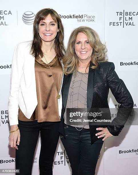 Producer Cynthia Wade and director Sharon Liese attend the Shorts Program World Pemiere of "The Gnomist" during the 2015 Tribeca Film Festival at...