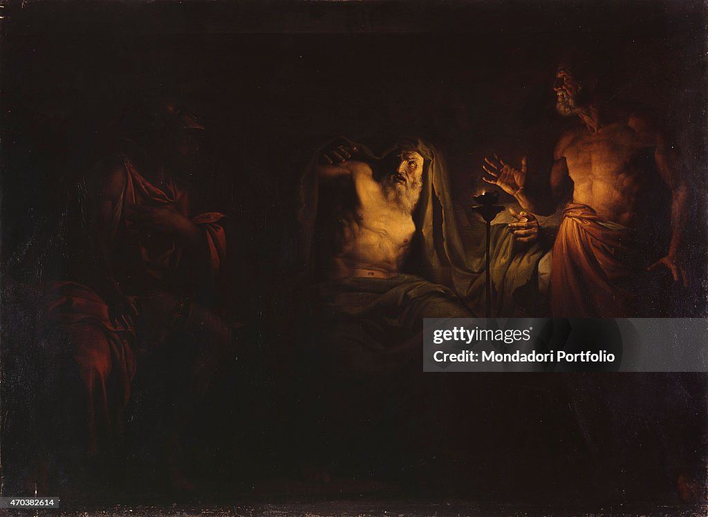 "The lamp of Anaxagoras, by Odorico Politi, 1818, 19th century, oil on canvas."
