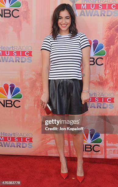 Actress Alanna Masterson arrives at the 2015 iHeartRadio Music Awards at The Shrine Auditorium on March 29, 2015 in Los Angeles, California.