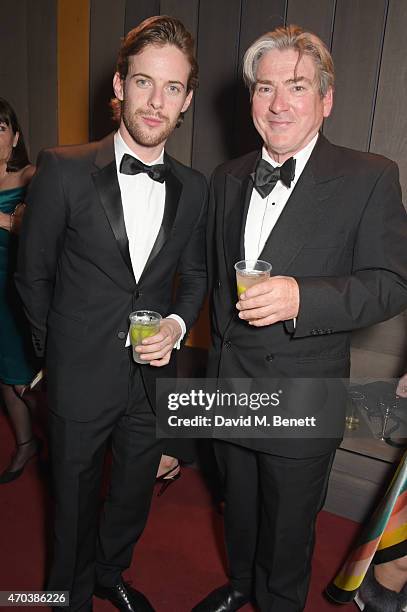 Luke Treadaway and guest attend The Old Vic for A Gala Celebration in Honour of Kevin Spacey as the artistic director's tenure comes to an end on...