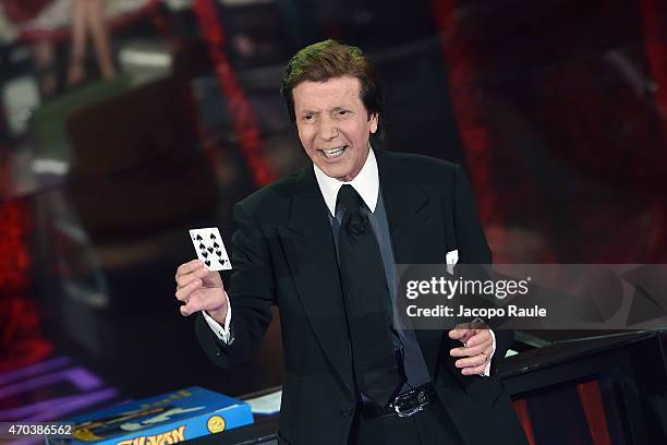 Mago Silvan attends 'Che Tempo Che Fa' TV Show - April 19th, 2015 on April 19, 2015 in Milan, Italy.