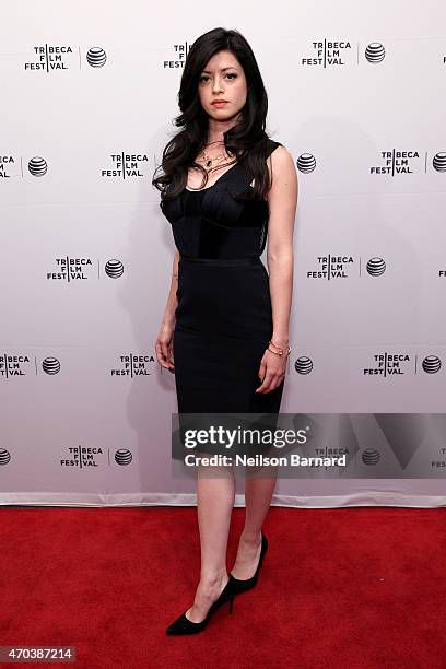 Filmmaker Natalia Leite attends the premiere of "Bare" during the 2015 Tribeca Film Festival at the SVA Theater on April 19, 2015 in New York City.