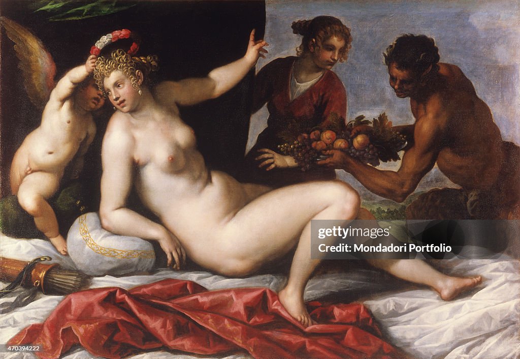 "Offer to Venus (Offerta a Venere), by Jacopo Negretti known as Palma il Giovane, c. 1590, 16th Century, oil on canvas, 140,5 x 203,5 cm"